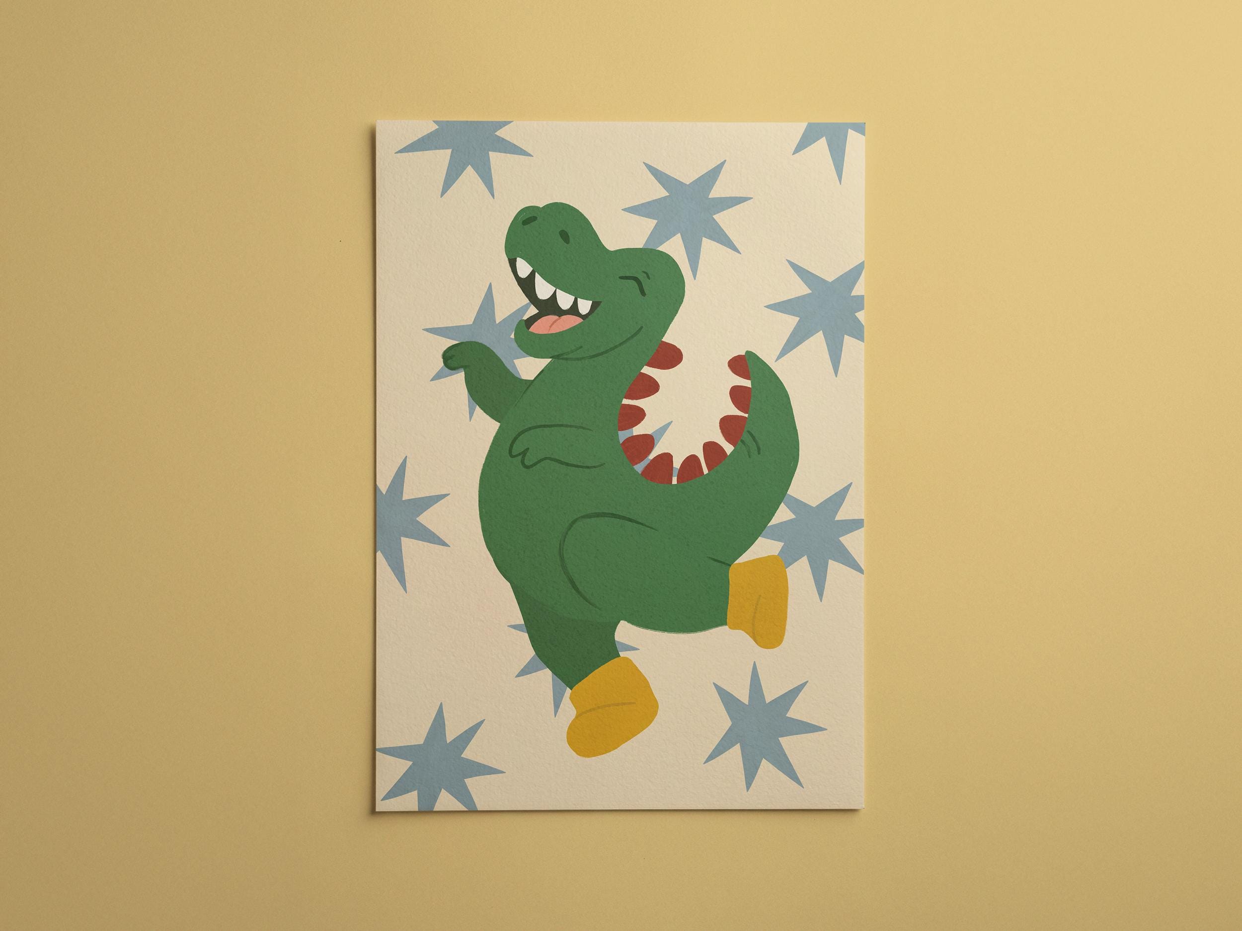 Fun Dino Nursery Print