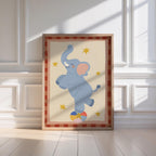 Playful Elephant Kids Print