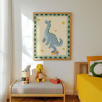 Gentle Dino Nursery Print