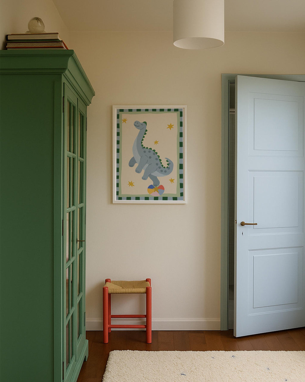 Gentle Dino Nursery Print