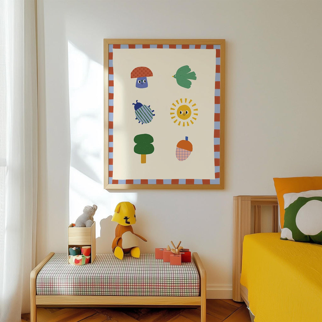 Whimsical Nature Forest Print