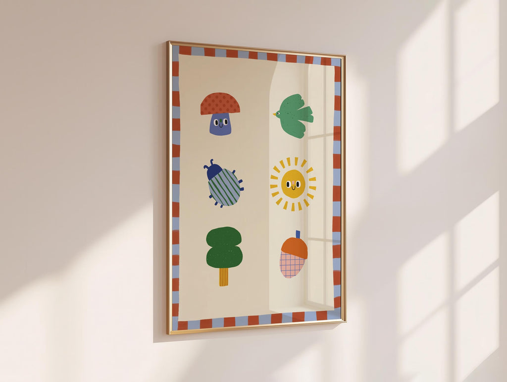 Whimsical Nature Forest Print