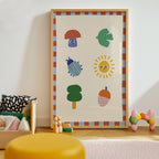 Whimsical Nature Forest Print