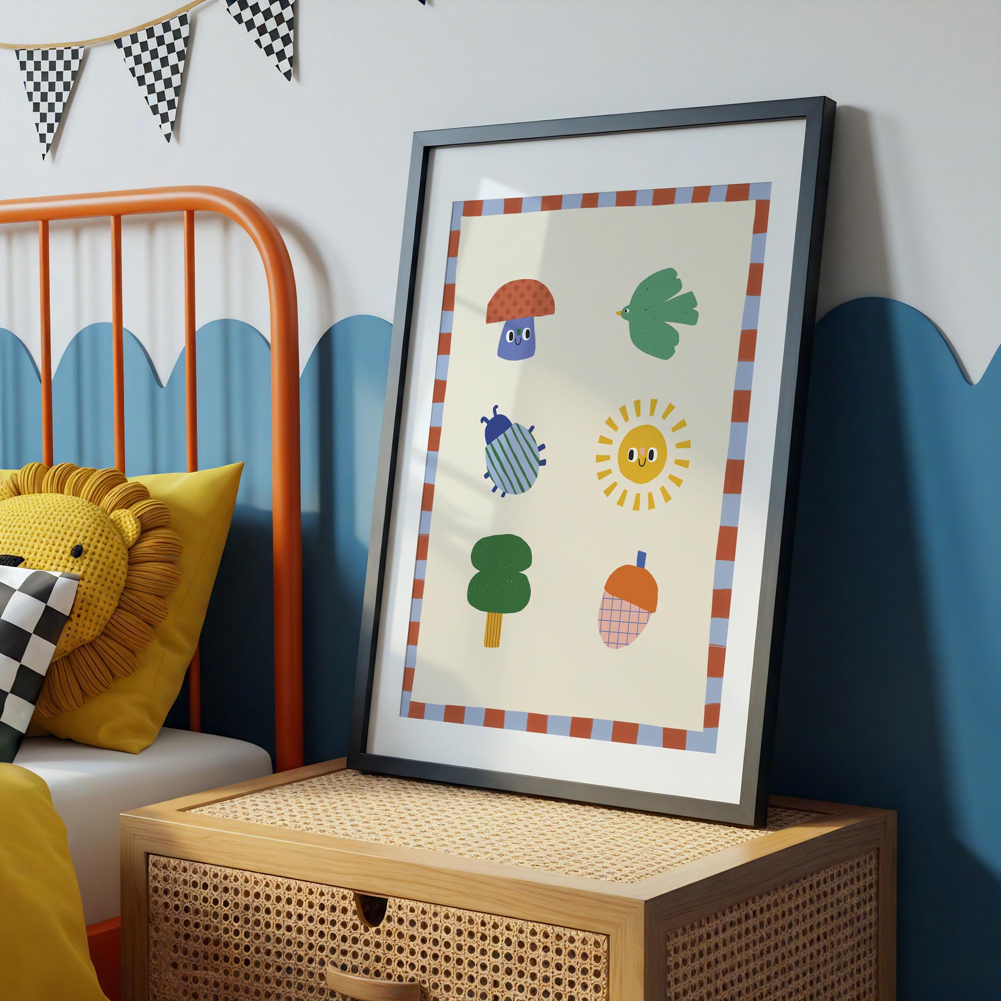 Whimsical Nature Forest Print