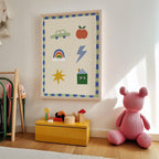 Cute Icons Kids Print
