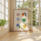 Abstract Floral Kids Print