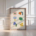 Abstract Floral Kids Print