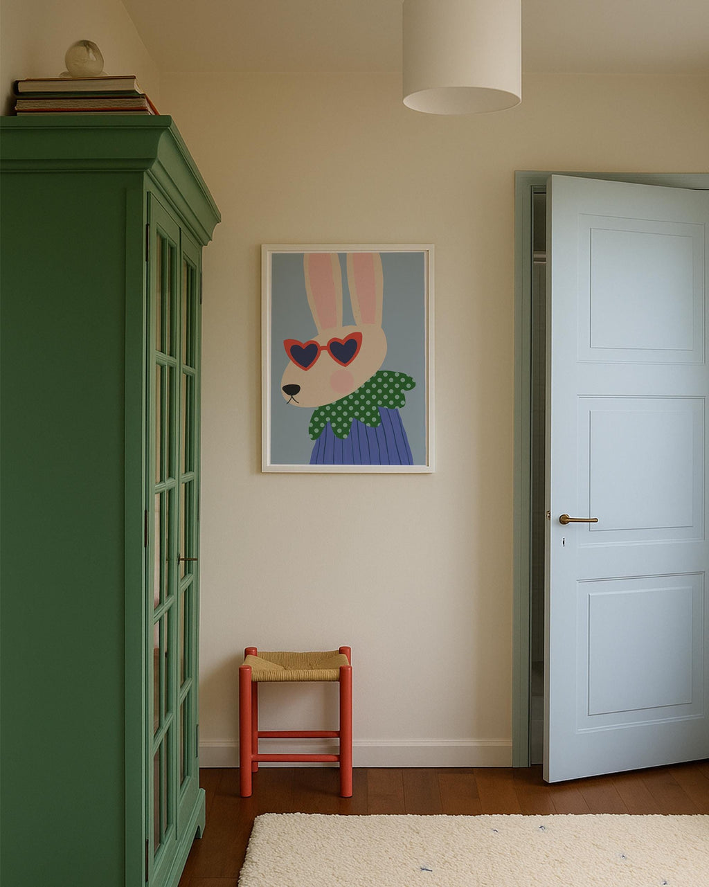 Cool Bunny Kids Print
