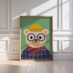 Cute Bear Kids Print