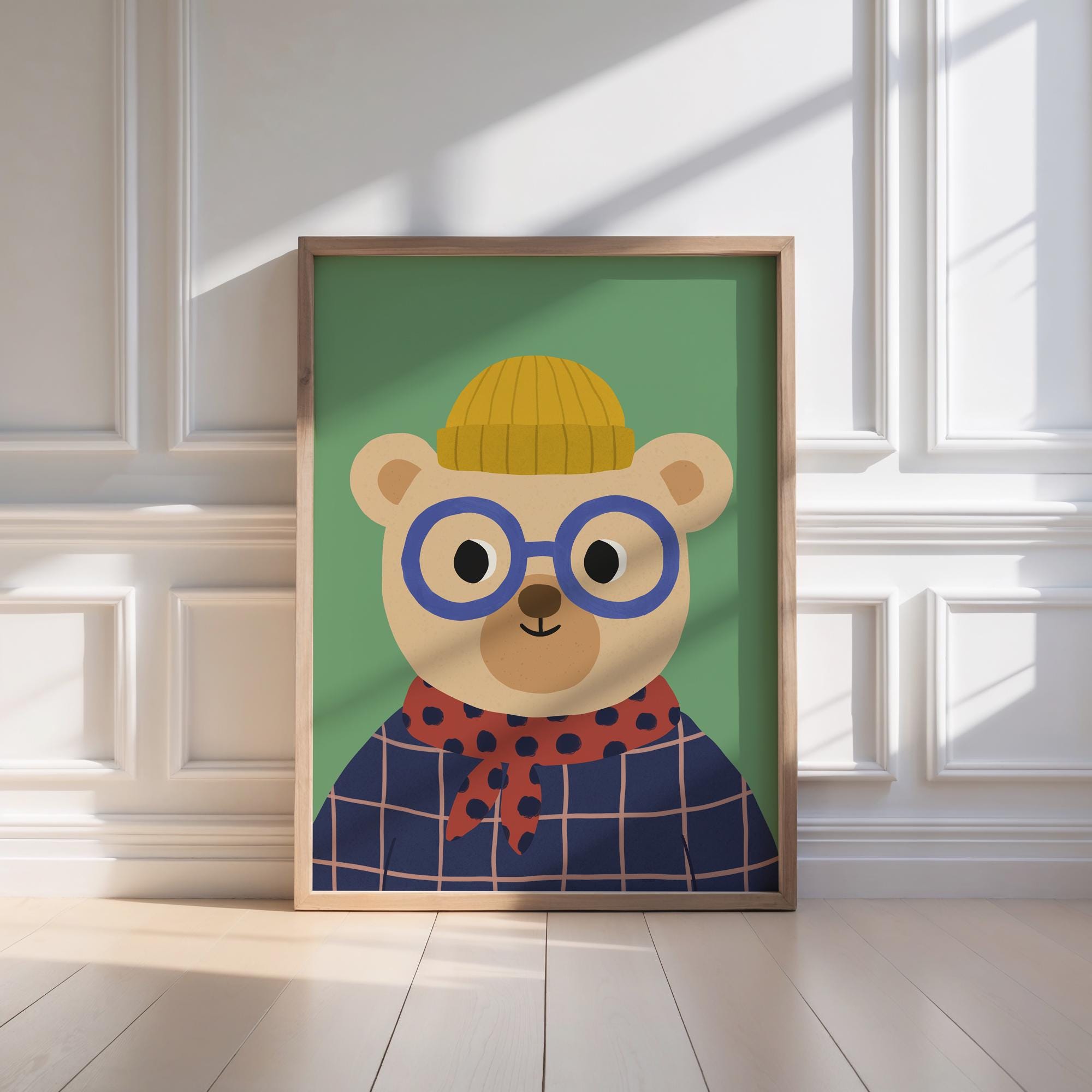 Cute Bear Kids Print