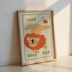 Have a Good One Lion Print