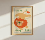Have a Good One Lion Print
