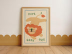 Have a Good One Lion Print