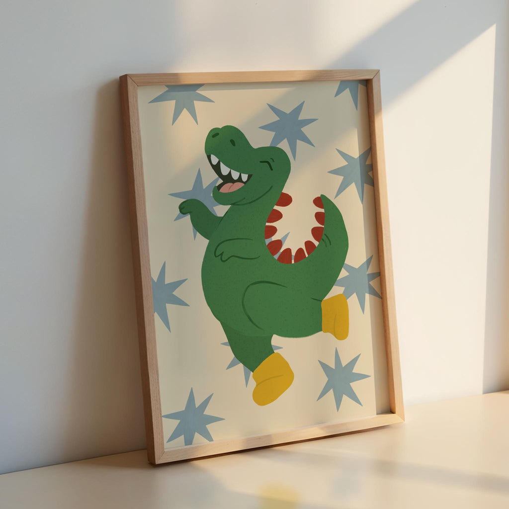 Fun Dino Nursery Print