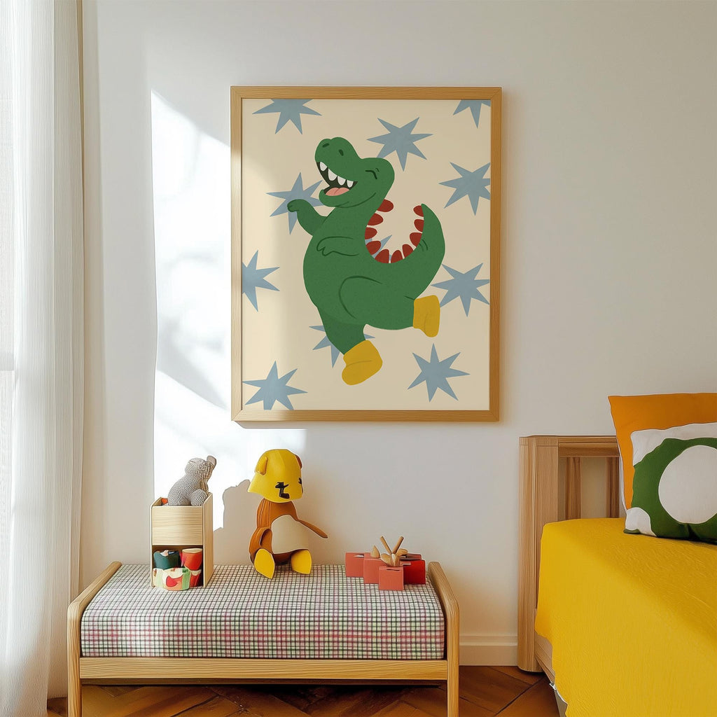 Fun Dino Nursery Print