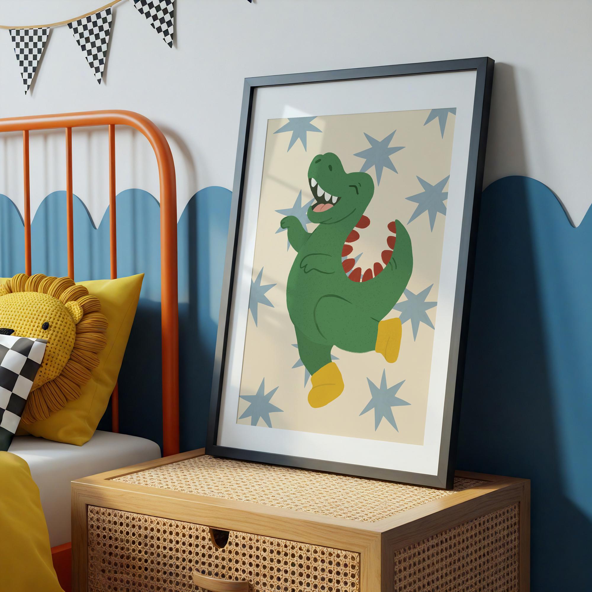Fun Dino Nursery Print