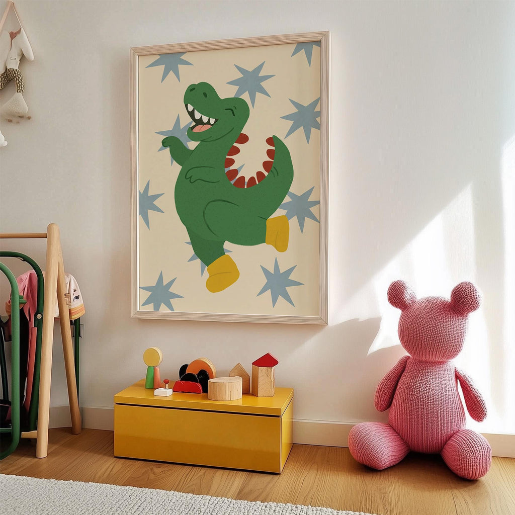Fun Dino Nursery Print