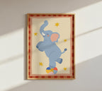 Playful Elephant Kids Print