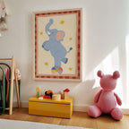 Playful Elephant Kids Print
