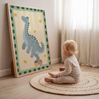 Gentle Dino Nursery Print