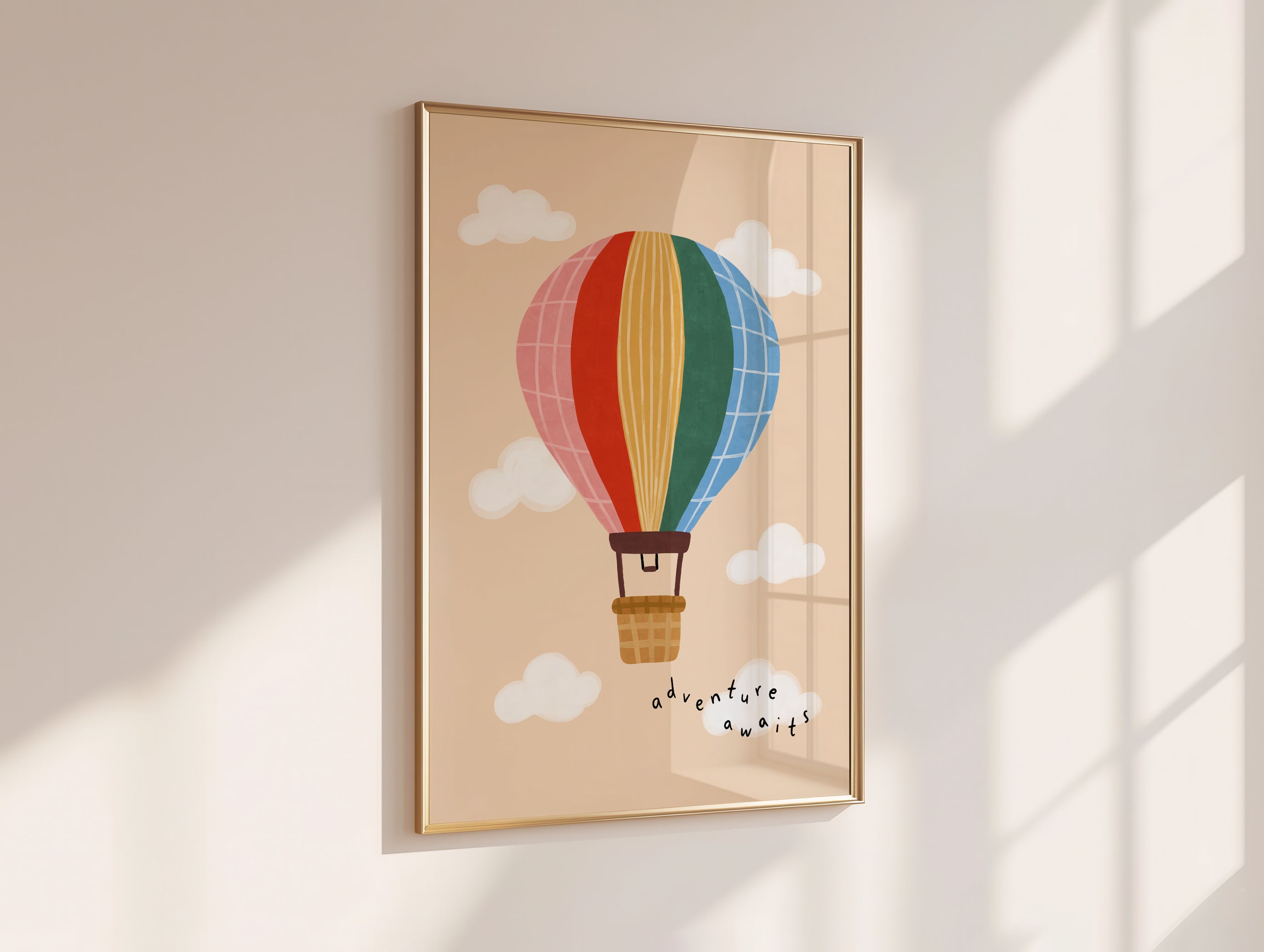 Hot Air Balloon Adventure Awaits Print