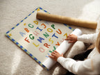 Simple ABC Alphabet Blue Print