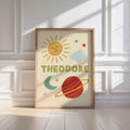 Space & Sun Personalised Name Print