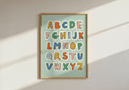 Retro ABC Alphabet Print