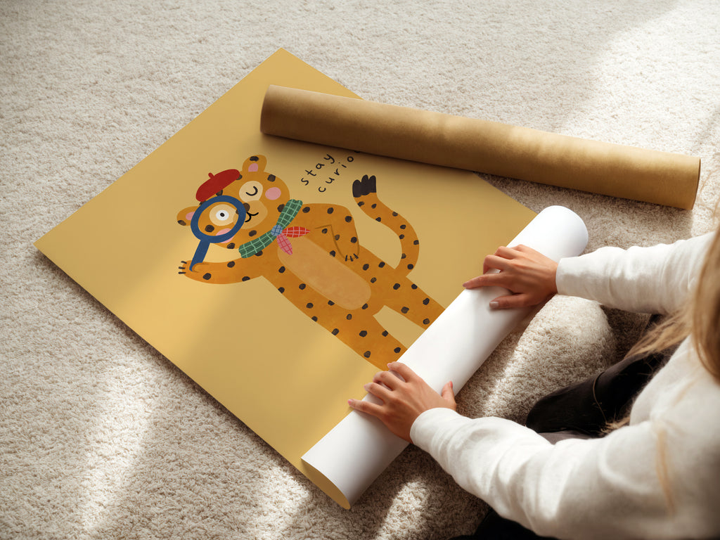 Stay Curious Leopard Print