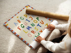 Simple ABC Alphabet Red Print