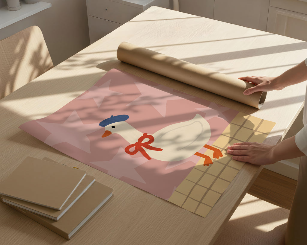 Goose Nursery Print