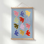 Flying Birds Print - Blue