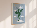 To the Moon & Back Dragon Print