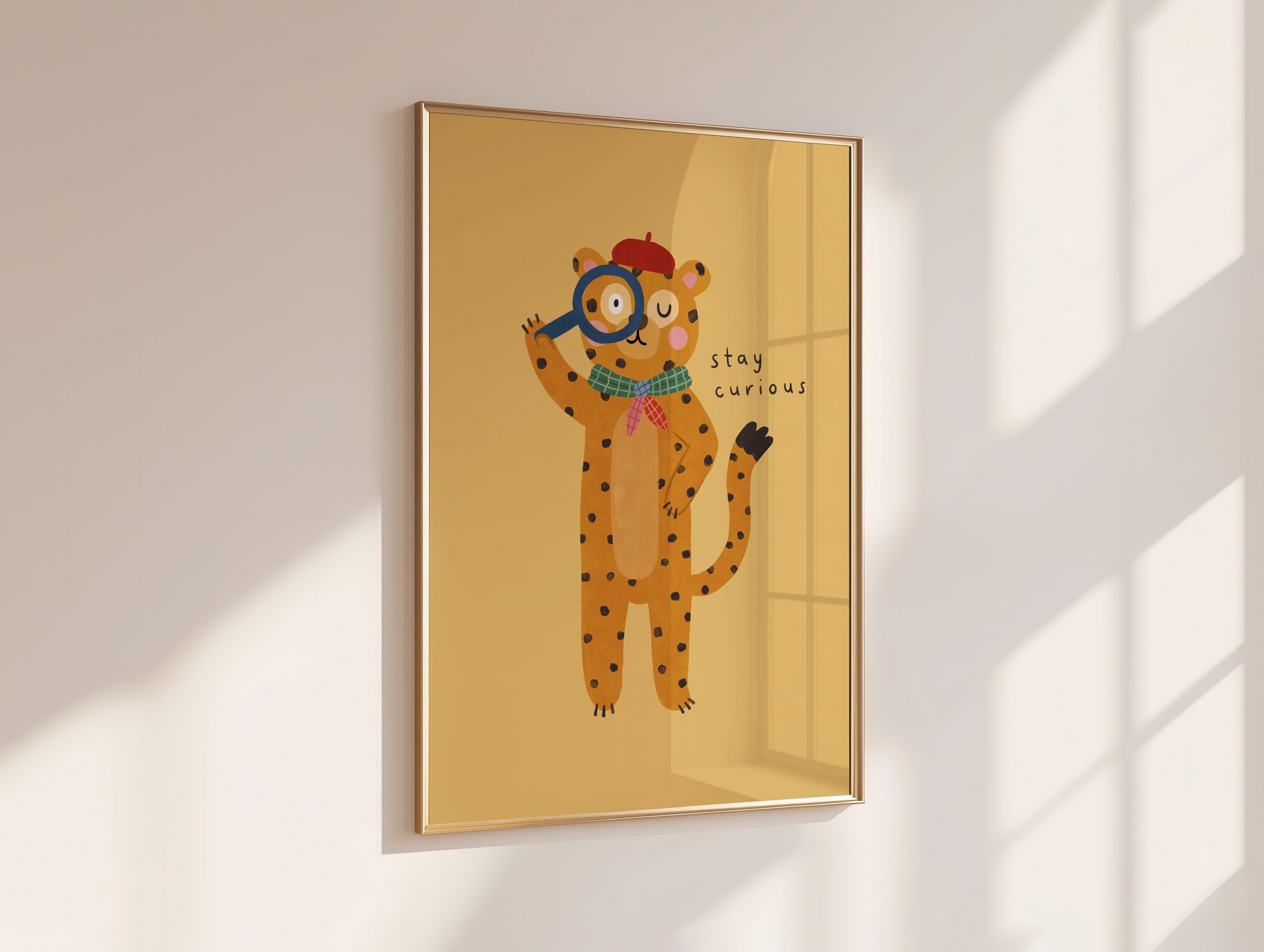 Stay Curious Leopard Print