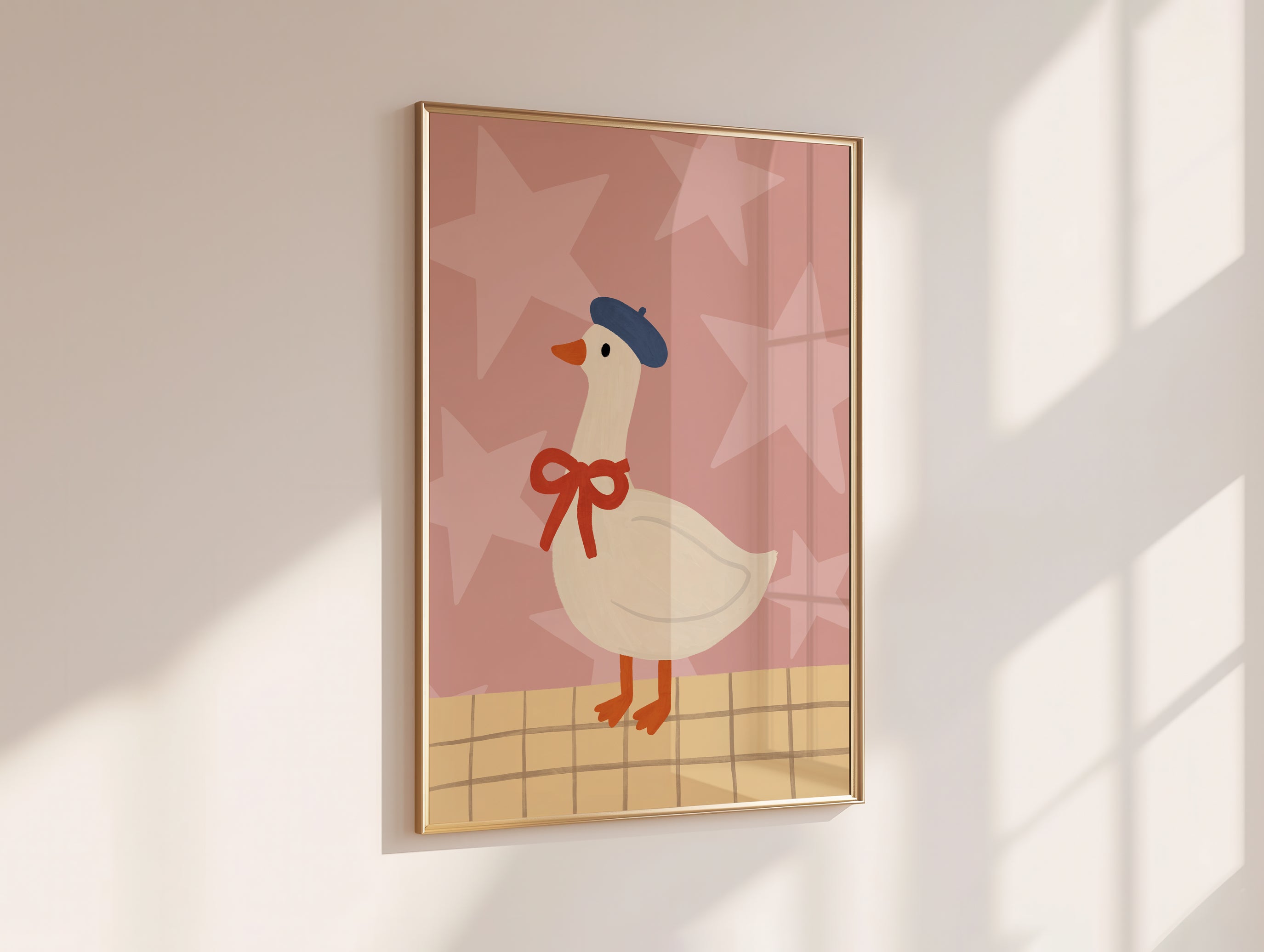 Goose Nursery Print