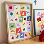 Modern Alphabet Print - ABC Poster for Kids