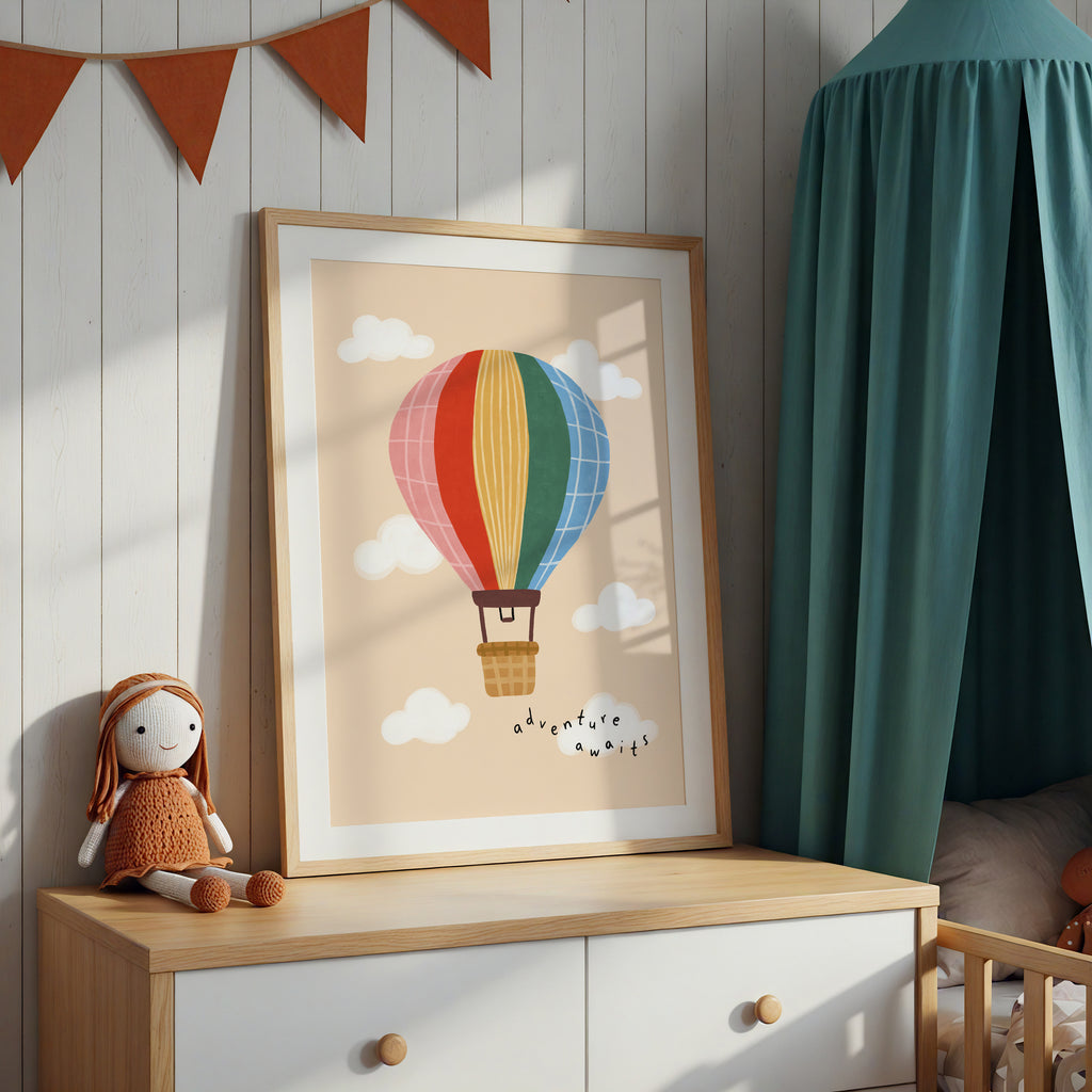 Hot Air Balloon Adventure Awaits Print