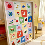Modern Alphabet Print - ABC Poster for Kids