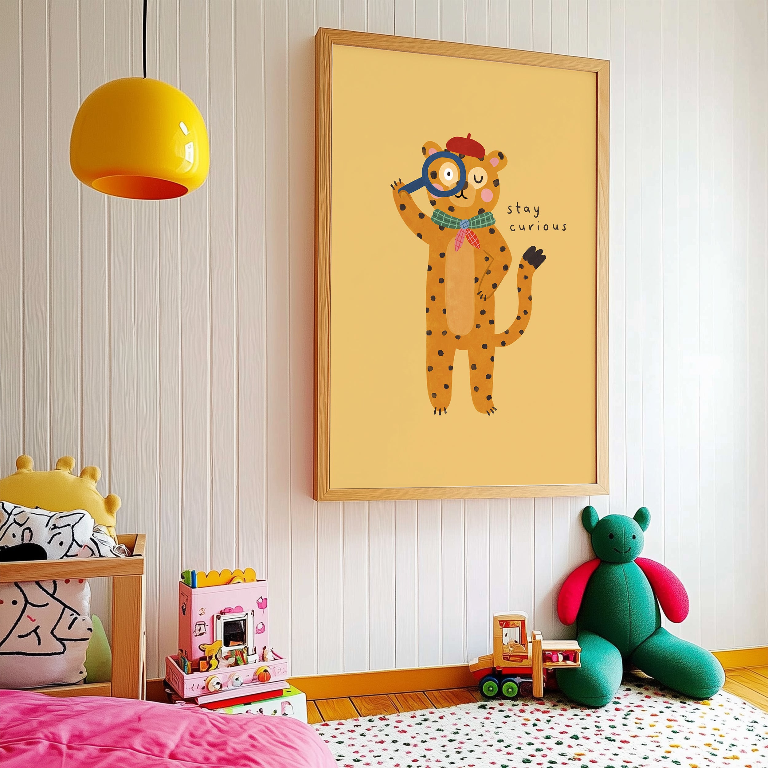 Stay Curious Leopard Print