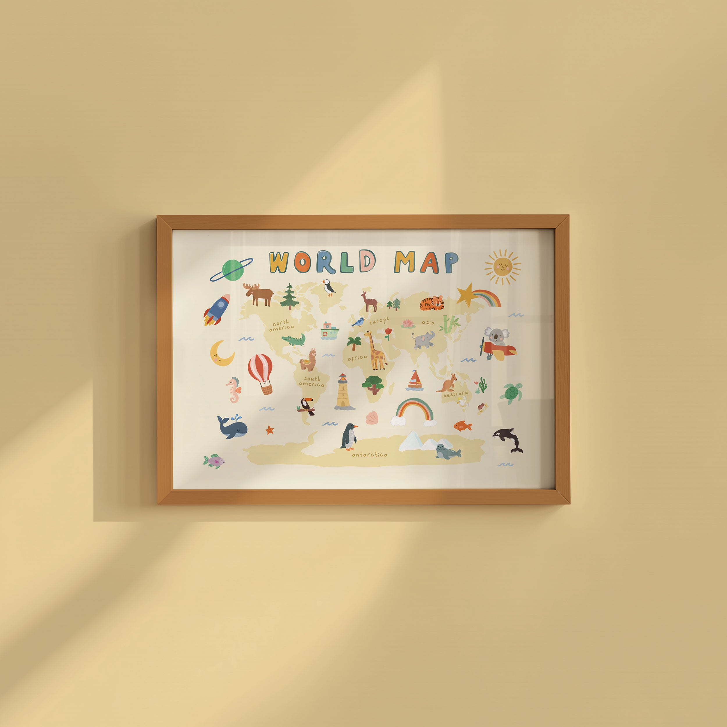 World Map Print