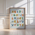 Retro ABC Alphabet Print