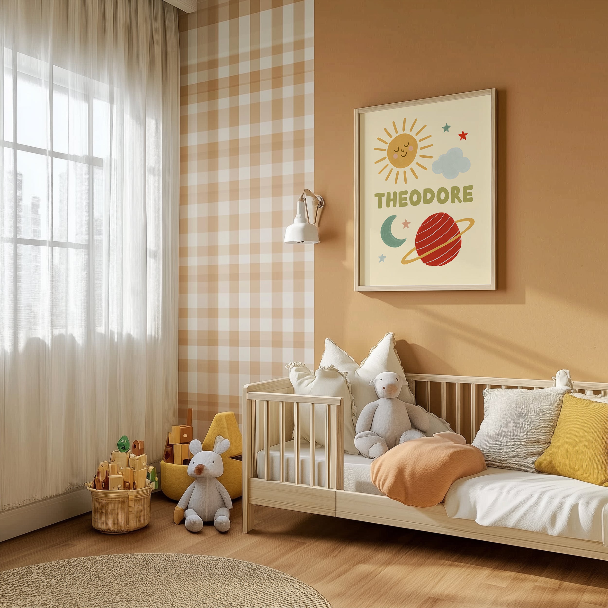 Space & Sun Personalised Name Print