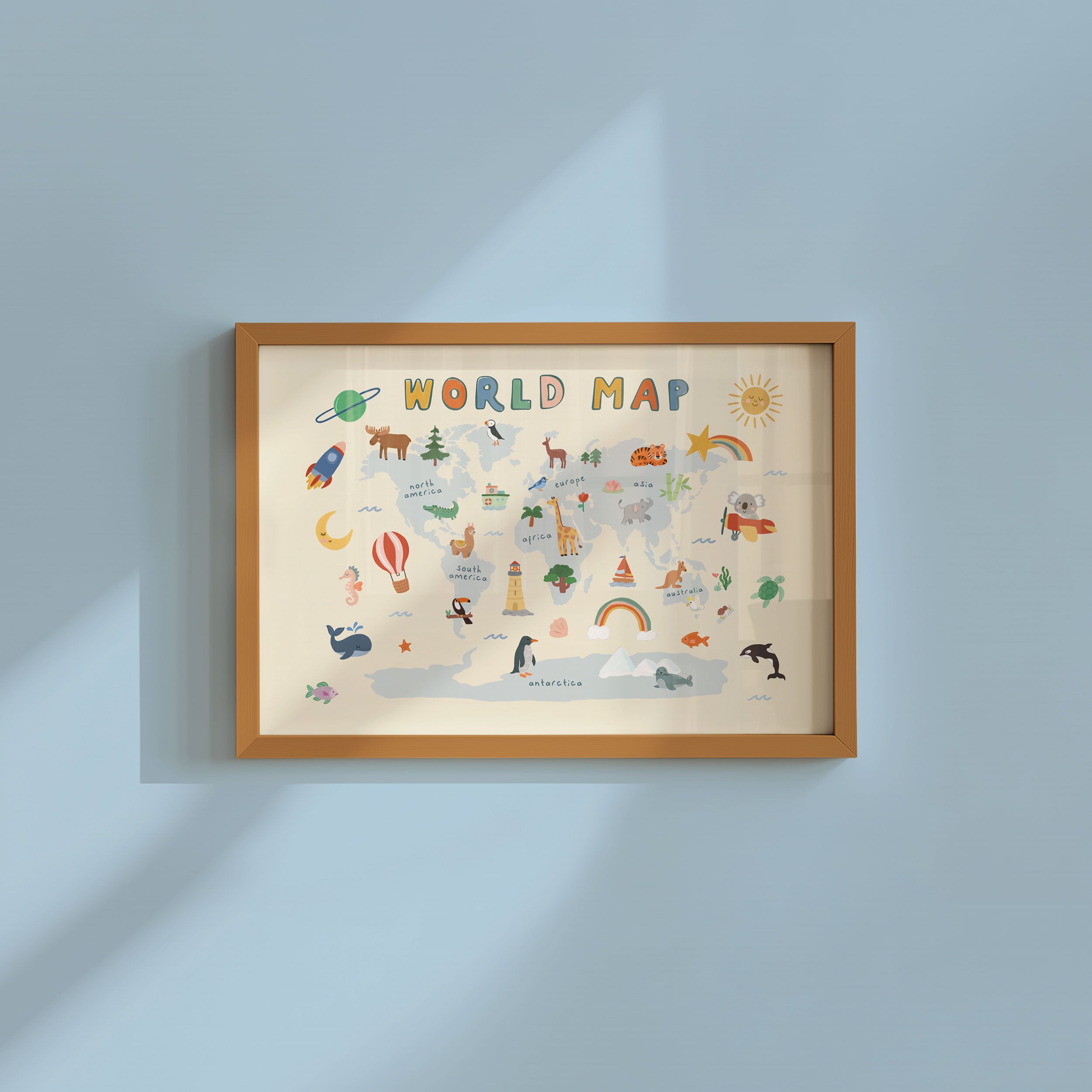 World Map Print