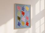 Flying Birds Print - Blue