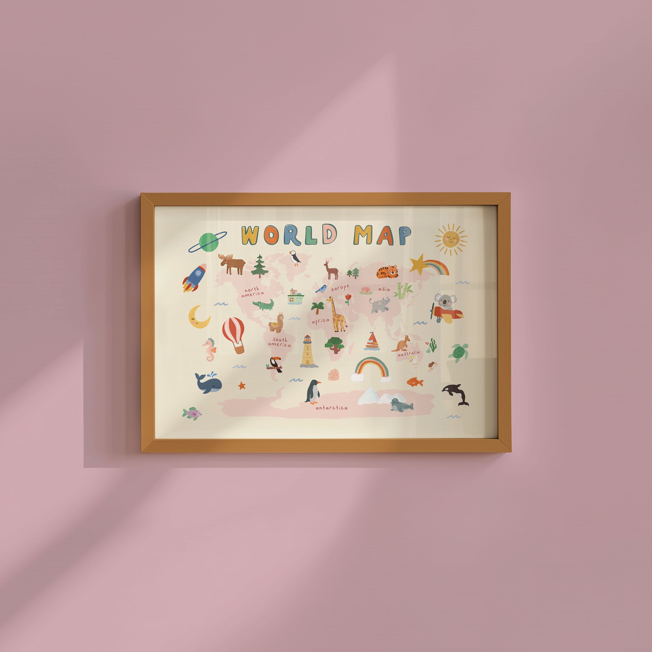World Map Print