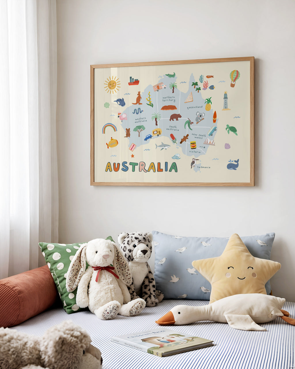 Australia Map Print