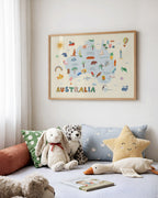 Australia Map Print