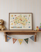Australia Map Print