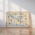 World Map Print