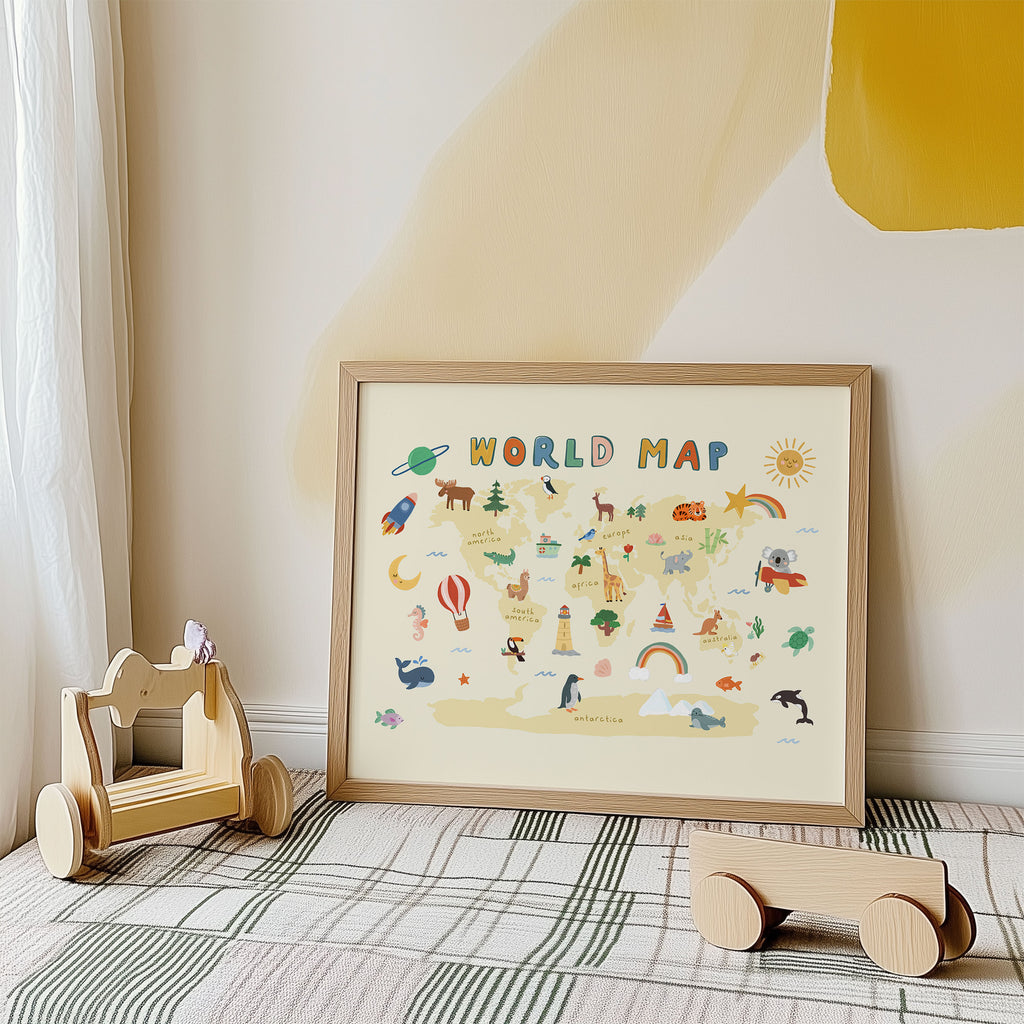 World Map Print